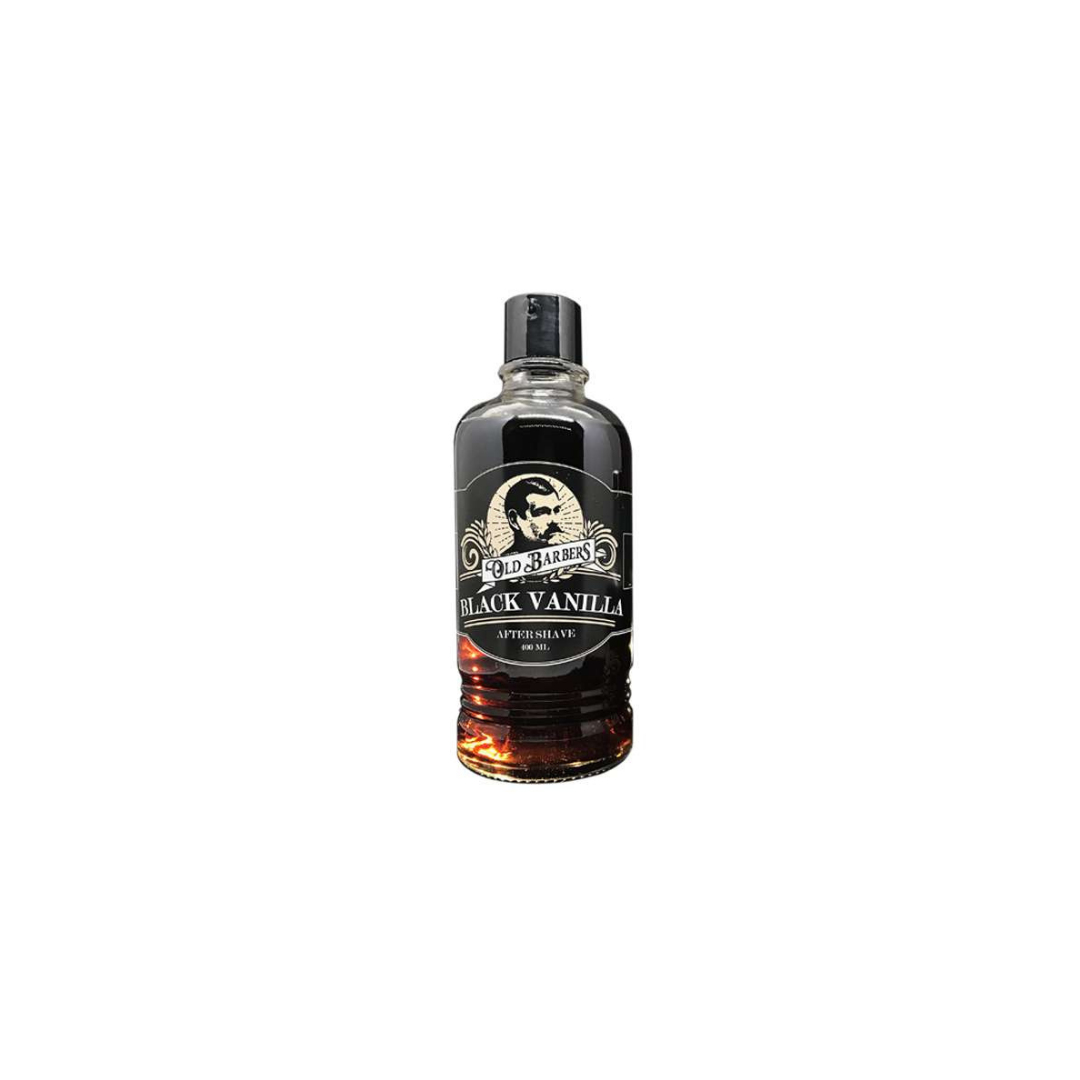 OLD BARBERS BLACK VANILLA AFTER SHAVE 400ML - Essence Beauty&Hair