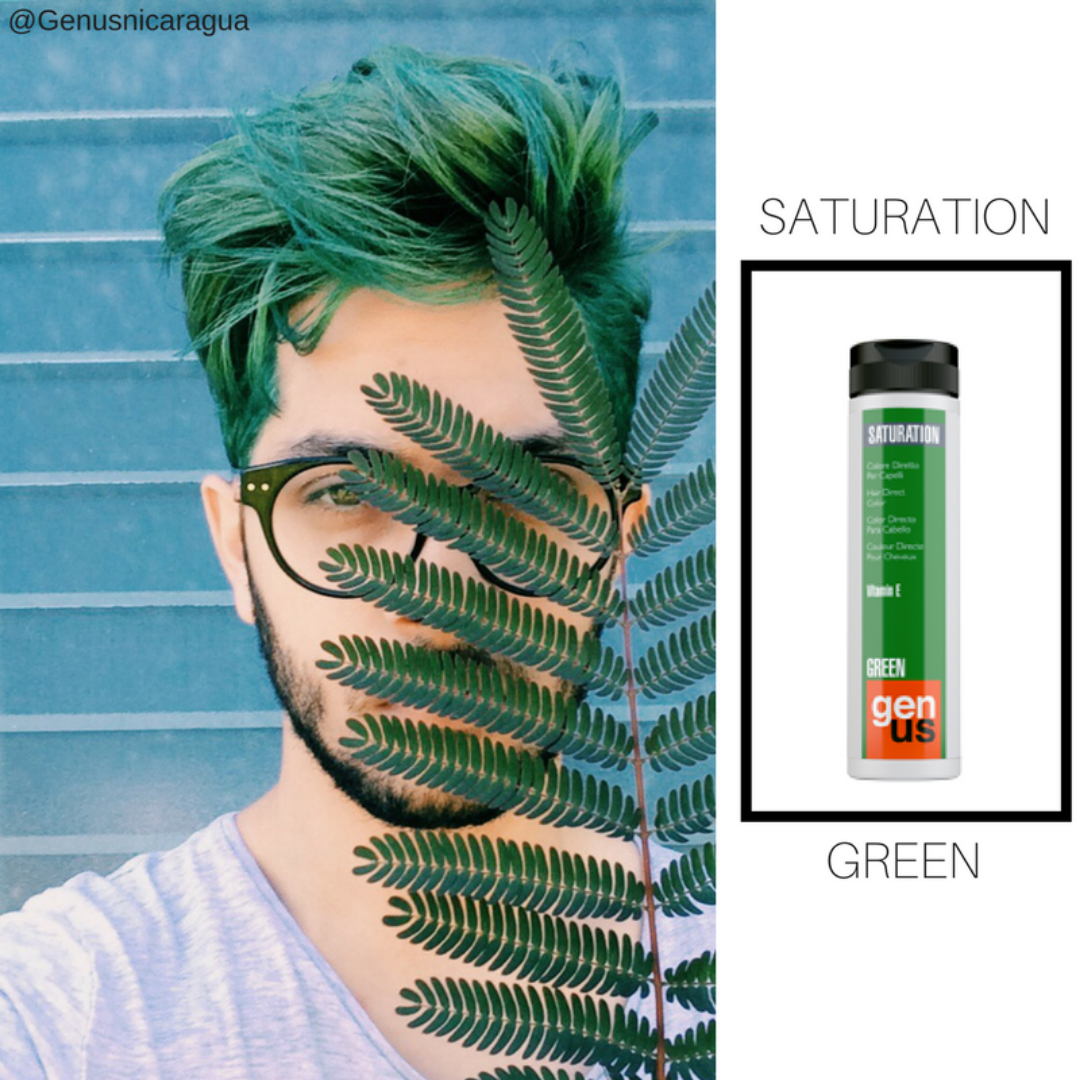 GENUS SATURATION COLORE DIRETTO GREEN 150ML - Essence Beauty&Hair