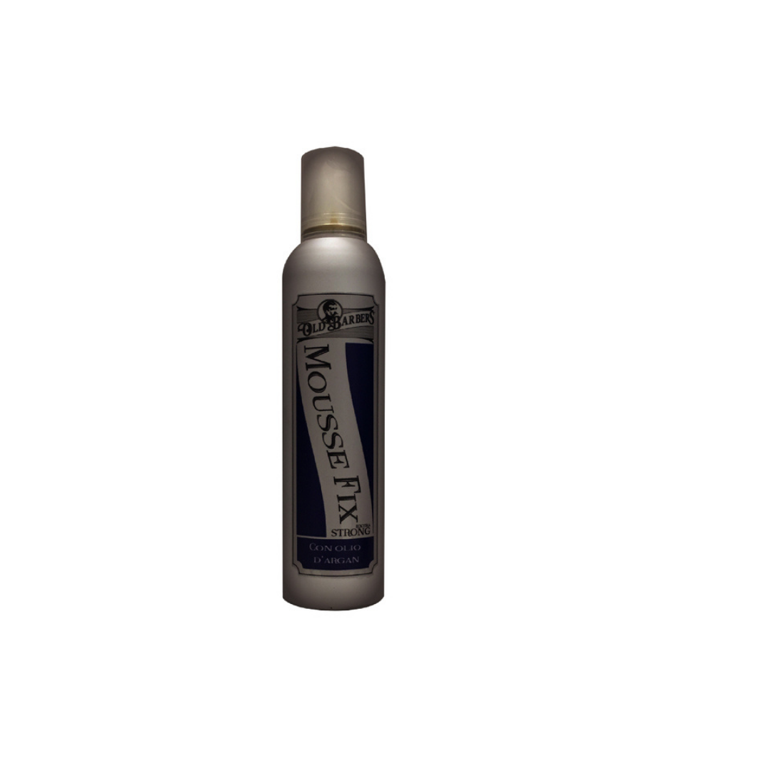 OLD BARBERS MOUSSE FIX EXTRA STRONG CON OLIO D'ARGAN  300ML - Essence Beauty&Hair